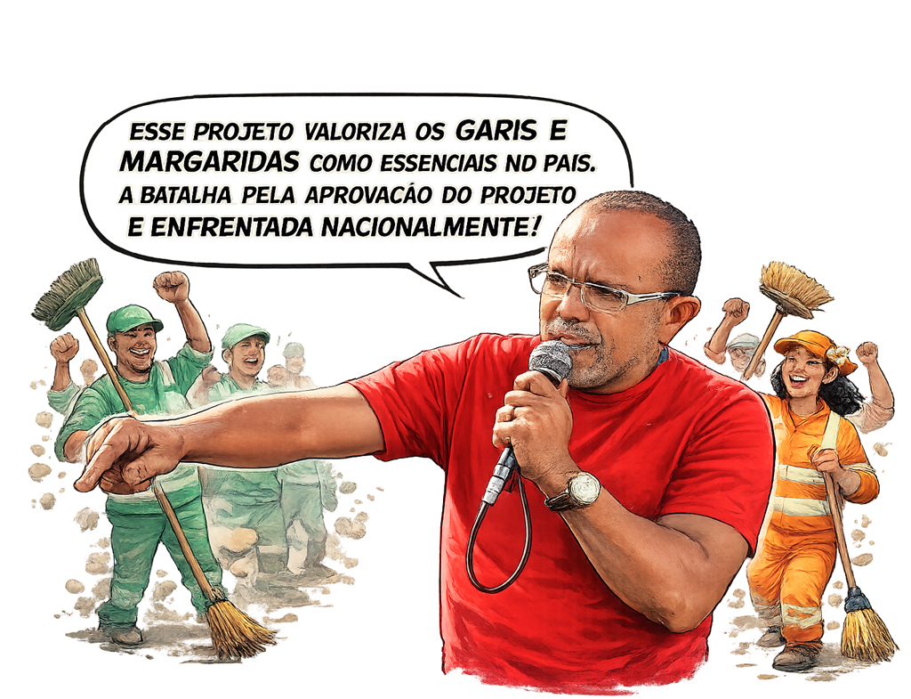 Regulamentação da profissão de garis e margaridas falta aprovação do Senado